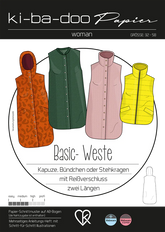 Schnittmuster Kibadoo Damen Basic Weste